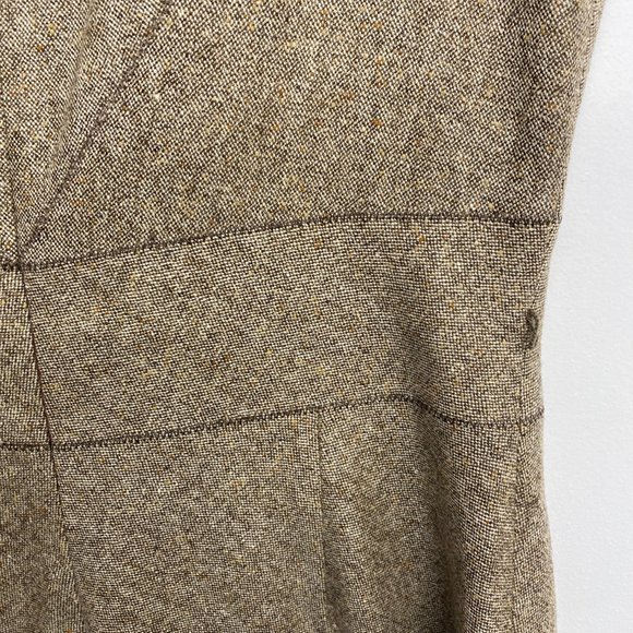 Ann Taylor midi Dress Tweed Lined A Line Tank - Picture 3 of 7